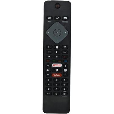 Imagem de Controle Remoto Compativel Tv philips Netflix Youtube RC4154301 - sky