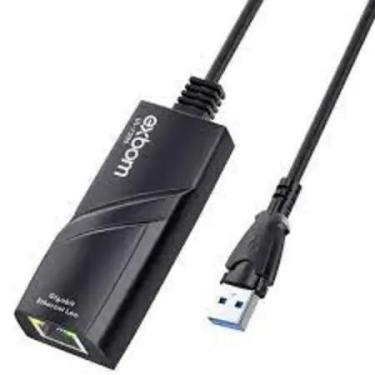 Imagem de Adaptador de Rede Ethernet Gigabyte USB 3.0 RJ45 1000MBs LAN Conversor