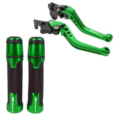 Imagem de Kit Manete Manopla Honda Sahara 300 2024 Gravado A Laser - Special Lin