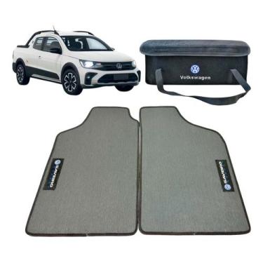 Imagem de Kit bolsa volks + tapete borracha saveiro robust g6 g7 g8 - FTKar
