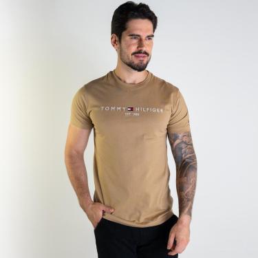 Imagem de Camiseta Tommy Hilfiger 1985 Core Marrom-Masculino