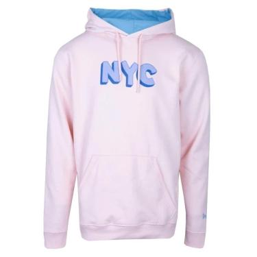 Imagem de Moletom Canguru New Era NYC Sweet Winter Cand Color Rosa-Unissex