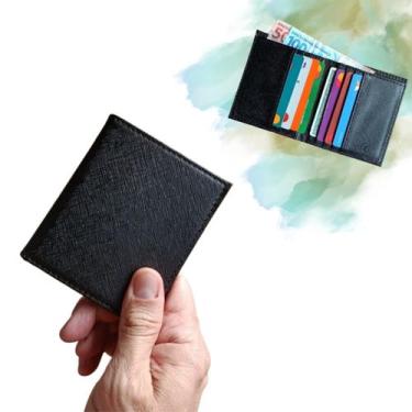Imagem de Carteira Masculina Porta Cartão, Cnh, Dinheiro Slim - M.LOOY, Preto