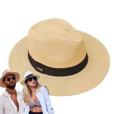 Imagem de Chapéu Panamá Fedora Gângster Unissex Estiloso - FSS Variedades