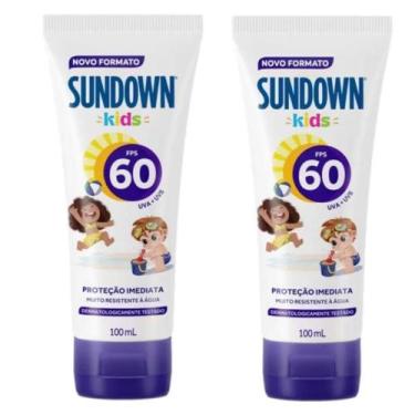 Imagem de Kit 2 Protetor Solar Sundown Kids FPS60 UVA + UVB 100ml