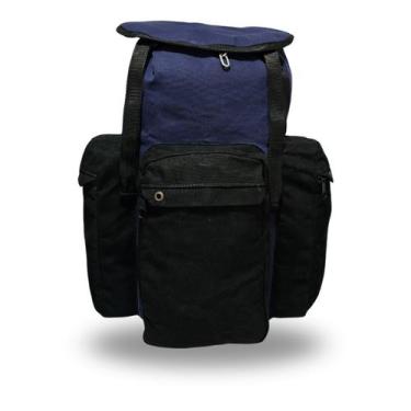 Imagem de Sacola Ferramental Com Tampa Azul com Preto - Lona Encerada - MB