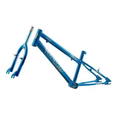 Imagem de Quadro Com Garfo Ultra Bikes Aro 20 Especial Reforçado Rebaixado Chrom