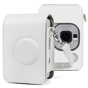 Imagem de Yunchao Acessórios para câmeras Câmera de corpo inteiro Retro PU couro de couro PU com alça para fujifilm mini liplay Sacos de câmera