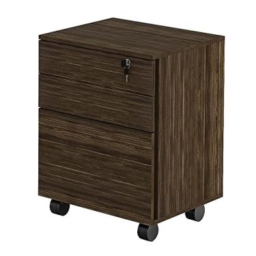 Imagem de Gaveteiro com Chave para Escritório Home Office ME4148 MDP Nogal G69 - Gran Belo