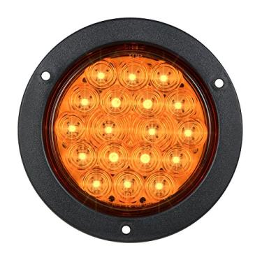Imagem de Grand General 75910 Luz LED (10 cm de montagem de flange redonda âmbar 18 com lente âmbar)