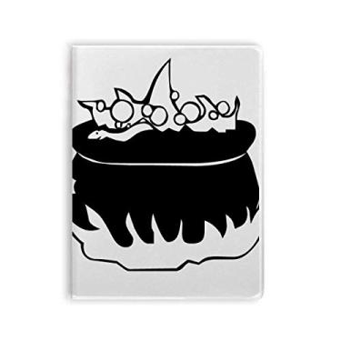 Imagem de Caderno de Halloween Fire Happy Fear capa de chiclete diário capa macia