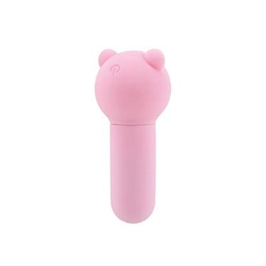 Imagem de Vibrador Urso Feminino 10 Frequências Plug Anal Clitóris Ponto G Brinquedos Sexuais Zatla Shop (Rosa)