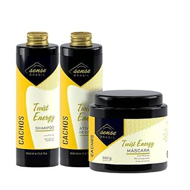 Imagem de Kit Twist Energy Cachos Shampoo, Máscara e Ativador Sense