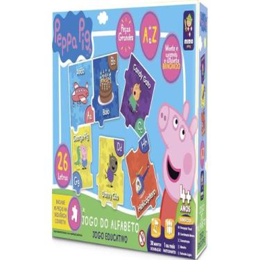 Peppa Pig - Educativo, Jogo do Alfabeto - Mimo Play - Mimo Toys