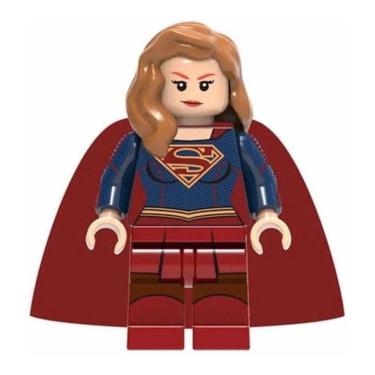 Imagem de Boneco Blocos De Montar Supergirl Dc