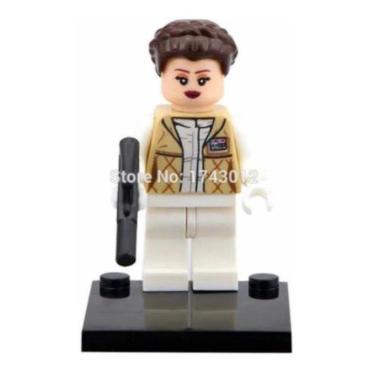 Imagem de Boneco Princesa Leia Colete Blocos De Montar Star Wars