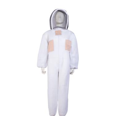 Imagem de UOBEKETO Macacão profissional apicultor traje espacial apicultor com véu autosustentável para apicultores