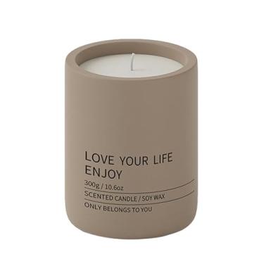 Imagem de 2 peças copo de vela de cerâmica minimalista e criativo nórdico para casa, vela de soja, copo vazio para casamento, jantar, festa alta 12-OW-R0001 aroma de óleo de citronela