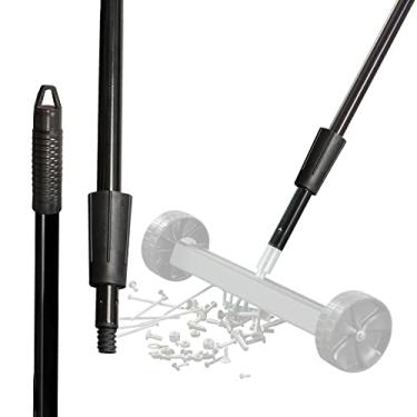 Imagem de Joyful Flappers Alça telescópica para a linha de produtos de ímãs de liberação rápida, ajusta a vassoura magnética de liberação rápida e o disco seletor de ímã de unhas de 76 a 139 cm