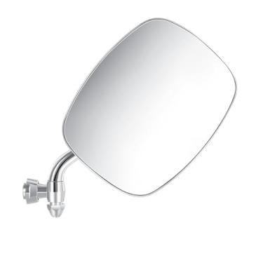 Imagem de DASPARTS Espelho retrovisor lateral direito 211857514F versão de fundição de zinco de luxo (não caixa de aço inoxidável) cromado para ônibus 1968-79 1973-74 Thing