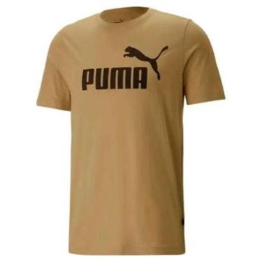 Imagem de Camiseta Puma Ess Logo Tee   Branco P-Unissex
