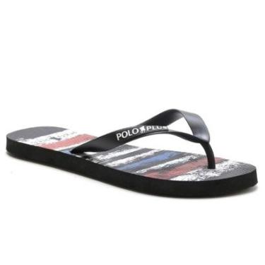 Imagem de Chinelo Masculino de Dedo Estampado Confortável Moda Praia Verão Sair Resistente Estiloso Top Bom-Masculino