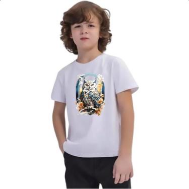 Imagem de Camiseta Infantil Coruja Do Gelo - Alearts