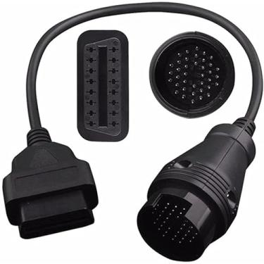 Imagem de Cabo OBD2 de 30 cm de 38 pinos para 16 pinos para Mercedes-Benz Sprinter Cabo adaptador de conector de ferramentas de diagnóstico automático