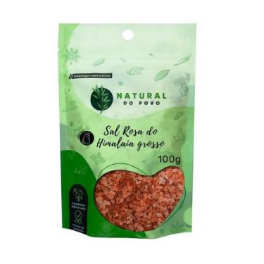 Imagem de Sal Rosa Premium 100% Natural Do Himalaia Grosso Pouch 100G - Natural 