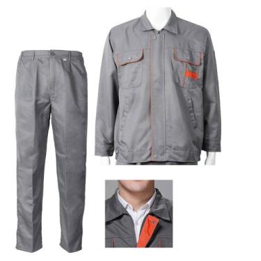 Imagem de Conjunto Uniforme EPI Listra Refletiva Segurança Profissional Obra Con