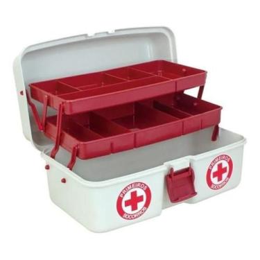 Imagem de Maleta De Primeiros Socorros Com 2 Bandejas Mps Arqplast