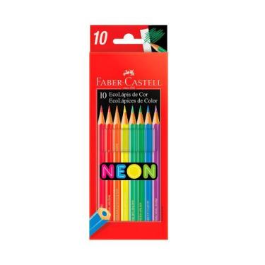 Imagem de Lápis de Cor Faber-castell 10 Cores Neon - FABER CASTELL