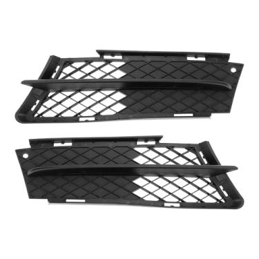 Imagem de Hihaha No.51117134081/51117134082 Grelha de farol de neblina para BMW Série 3 2006-2008 dianteiro esquerdo direito dianteiro inferior amortecedor de luz de neblina inserções ABS 1 par preto