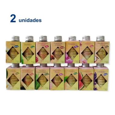 Imagem de 2 Aromatizante Ambiente Cheirinho Difusor Vareta Perfume Casa 100ml Od