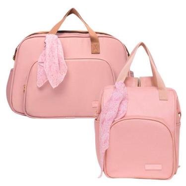 Imagem de Kit Bolsas Maternidade Pirulitando G+M V2 Encanto Rosa - Pirulitando B