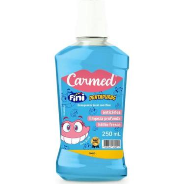 Imagem de Enxaguante Bucal Com Flúor Carmed Fini Dentadura 250ml - Cimed