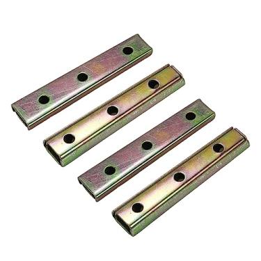 Imagem de Bitray Acessórios para moldura de cama com trava de sofá conectores de móveis coloridos acessórios de ferragens de móveis - 4 peças