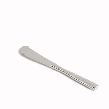 Imagem de Fortessa Faca de manteiga Lucca Facetada de aço inoxidável 18/10 com cabo sólido, conjunto de 12