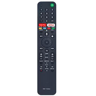 Imagem de Controle remoto de voz de substituição RMF-TX500U compatível com Sony Android TV KD-55X75CH KD-65X75CH KD-75X75CH XBR-55X81CH XBR-65X81CH XBR-75X81CH XBR-85X81CH XBR-55X90CH XBR-65X90CH Pulseira - 75X