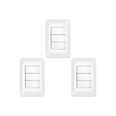 Imagem de Kit C/3 - Pial Conjunto  Pop 4X2 3 Paralelo Lgx222 - Pial legrand