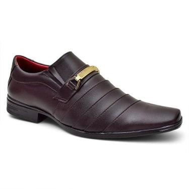 Imagem de Sapato Social Elegante e Confortável Hilbert Café - Bkarellus, Marrom,