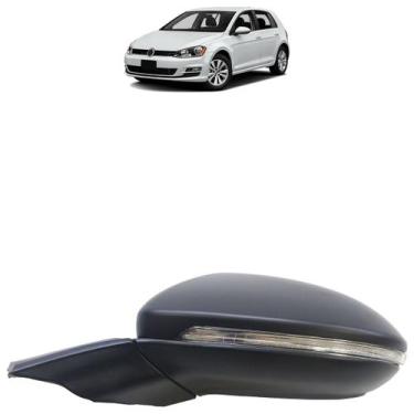 Imagem de Retrovisor Golf 2015 2016 2017 2018 Elétrico Sem Luz Cortesia - Automo