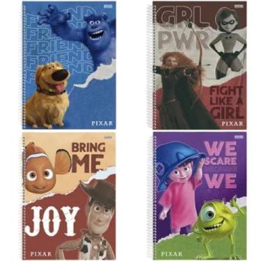 Imagem de Caderno Universitário 10m 160f Pixar Disney - SD inovações