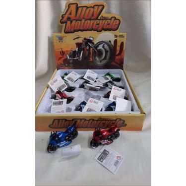 Imagem de Brinquedo Infantil Caixa Com 12 Motos.