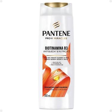 Imagem de Shampoo Pantene Pro-v Biotinamina B3 Antiqueda e Nutrição 300ml