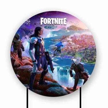 Imagem de Painel Decorativo para Festa 1,80x1,80 metros Vesti Fácil com Elástico Fortnite - Fera Print