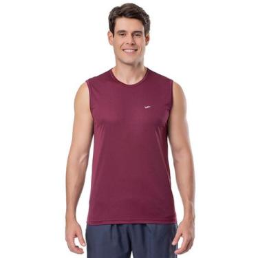 Imagem de Camiseta Regata Masculina Machão Elite P ao EG5 Plus Size, Vinho, G