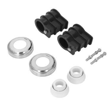 Imagem de 304 Kit de Substituição de Escada de Piscina de Aço Inoxidável, Inclui Placas Escutas, Parafusos de Parafusos, Ancoragem de Porcas para Corrimãos de Tubo de 42 Mm, Hardware à