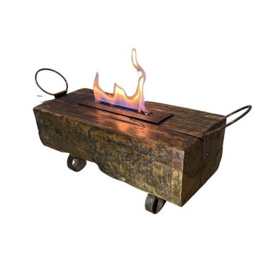 Imagem de Lareira Ecológica Dormente Sudeste Rústico