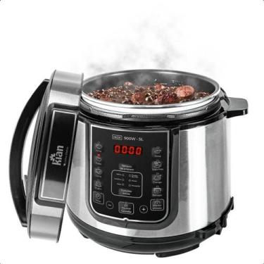Imagem de Panela De Pressão Elétrica 5 Litros Kian Ppe-101 - Inox 220V, 220V